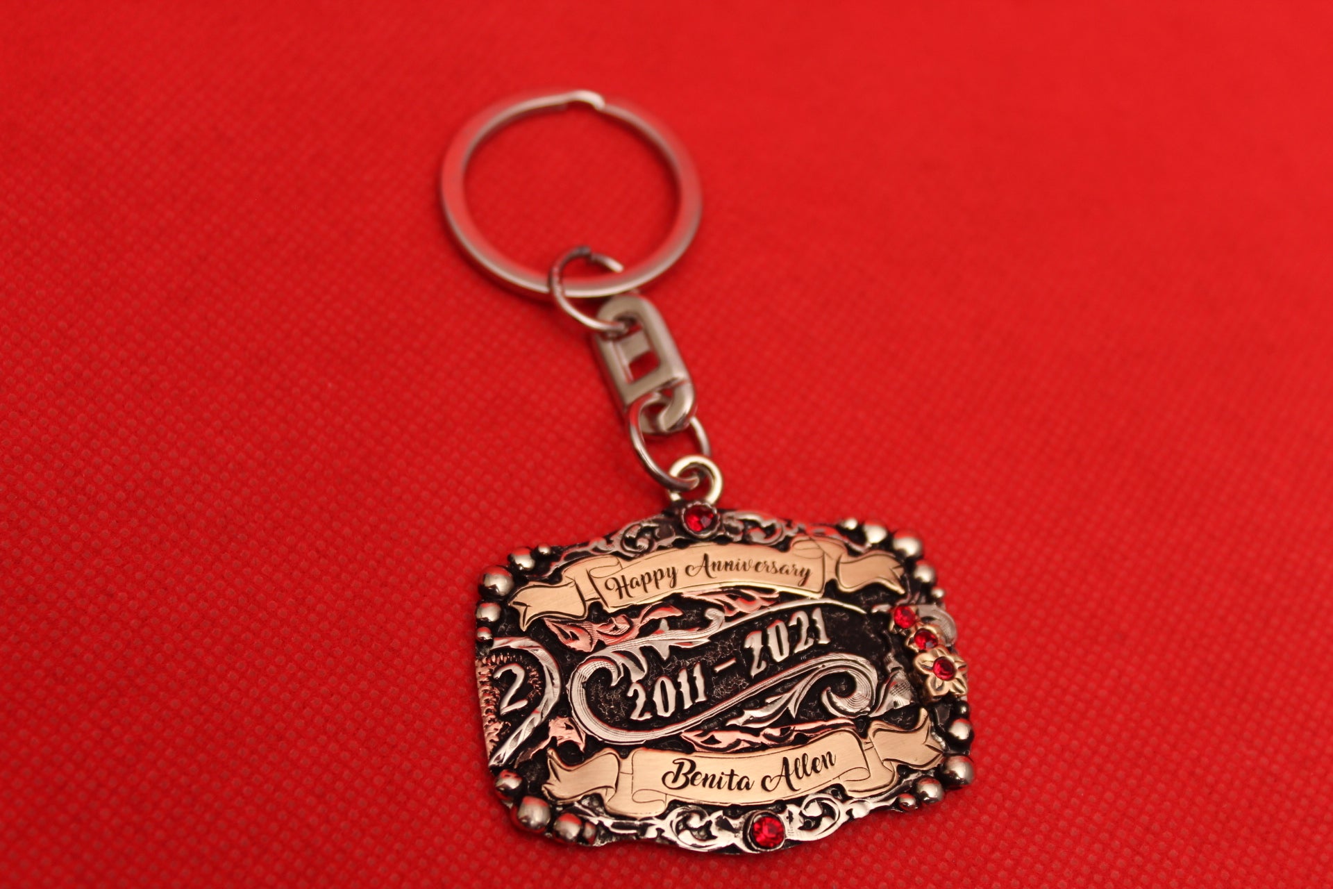 Custom buckle keychain
